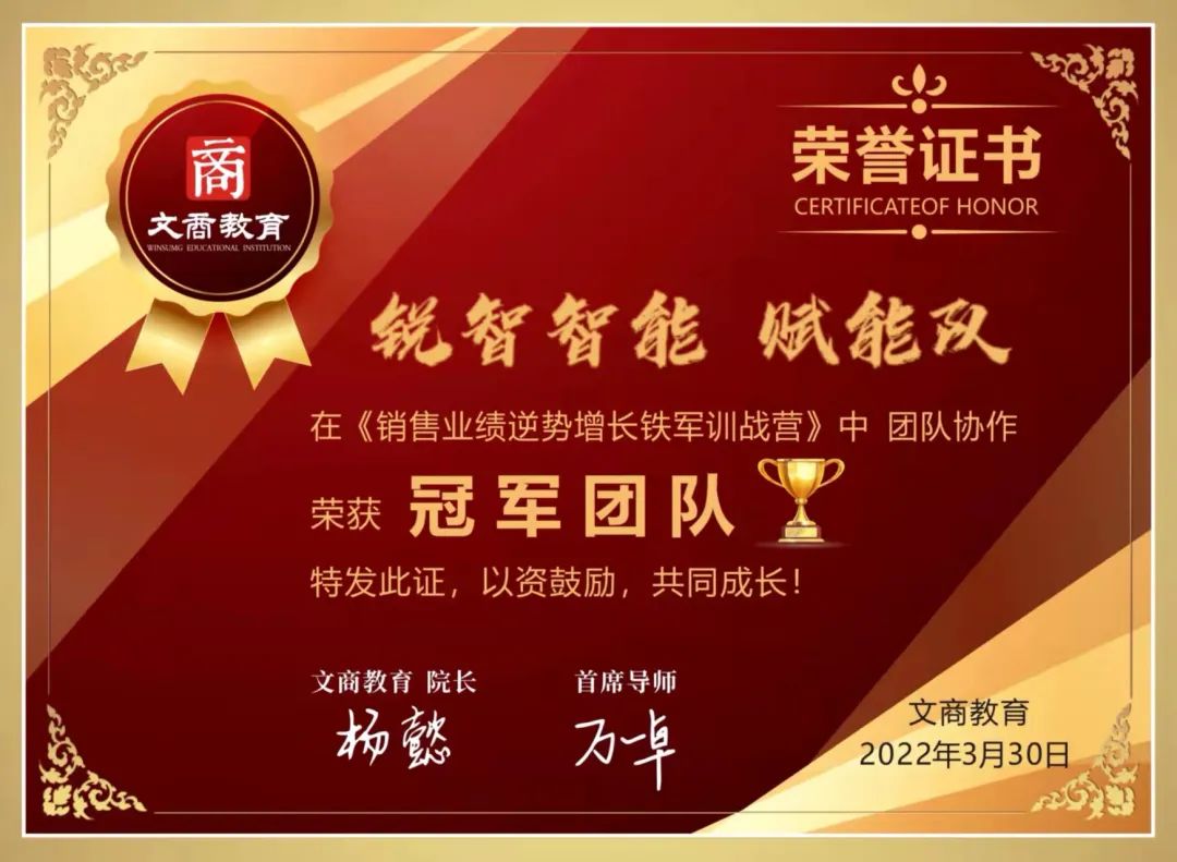 學(xué)習(xí)著、進(jìn)步著——銳智營銷團(tuán)隊《銷售業(yè)績逆勢增長鐵軍訓(xùn)練營》圓滿結(jié)束！